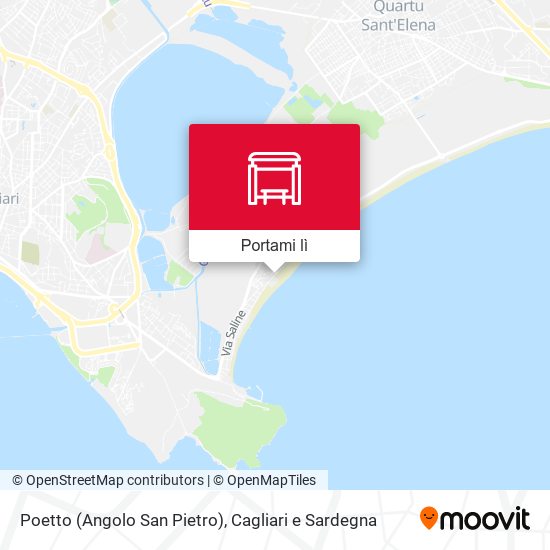 Mappa Poetto (Angolo San Pietro)