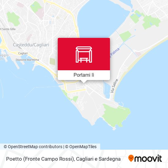 Mappa Poetto (Fronte Campo Rossi)