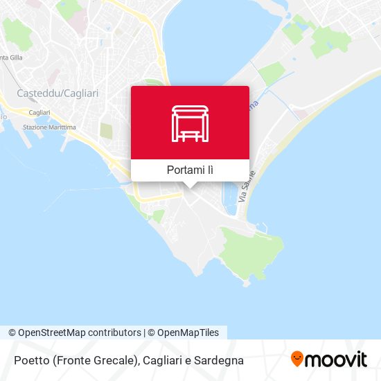 Mappa Poetto (Fronte Grecale)