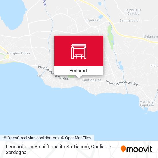 Mappa Leonardo Da Vinci (Località Sa Tiacca)