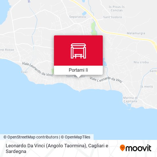 Mappa Leonardo Da Vinci (Angolo Taormina)