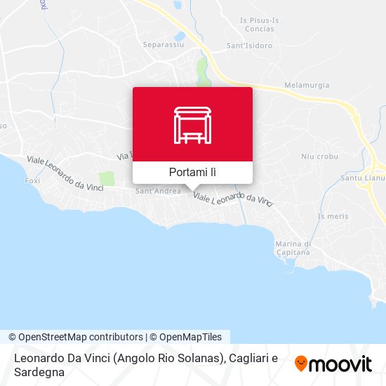 Mappa Leonardo Da Vinci (Angolo Rio Solanas)