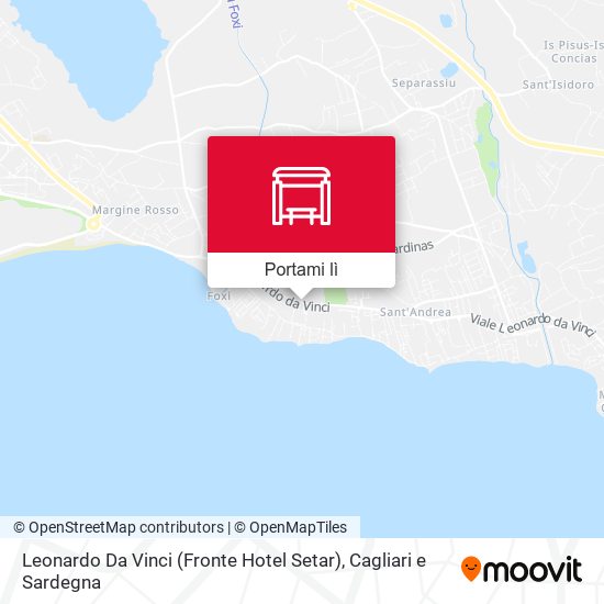 Mappa Leonardo Da Vinci (Fronte Hotel Setar)