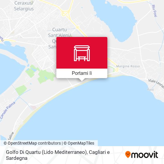 Mappa Golfo Di Quartu (Lido Mediterraneo)