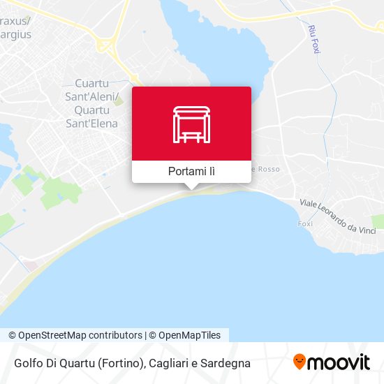 Mappa Golfo Di Quartu (Fortino)