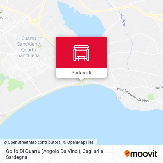 Mappa Golfo Di Quartu (Angolo Da Vinci)