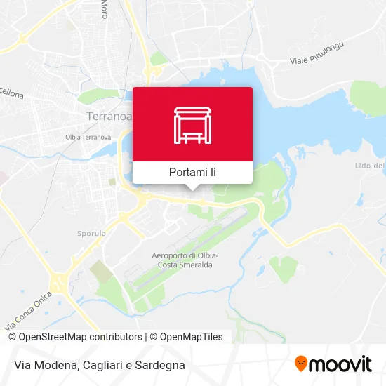 Mappa Via Modena