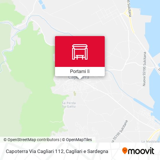 Mappa Capoterra Via Cagliari 112