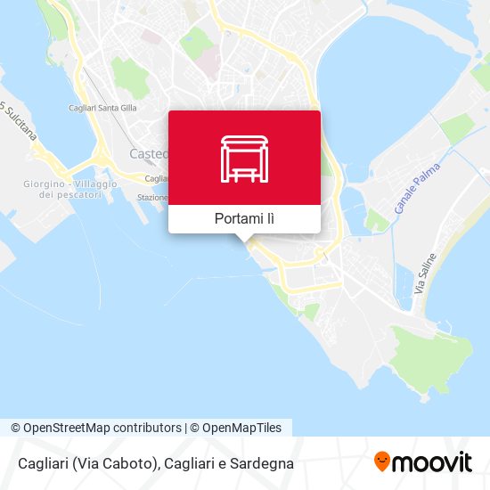 Mappa Cagliari (Via Caboto)