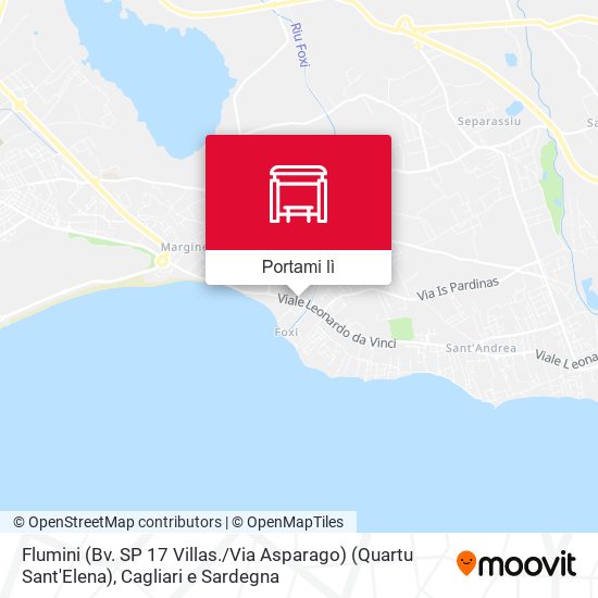 Mappa Flumini (Bv. SP 17 Villas. / Via Asparago) (Quartu Sant'Elena)