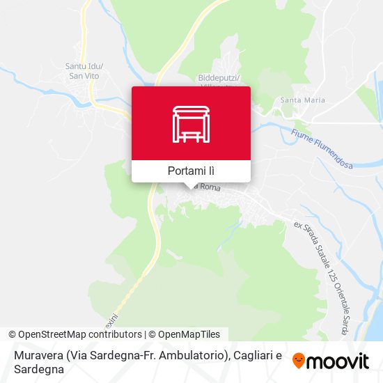 Mappa Muravera (Via Sardegna-Fr. Ambulatorio)