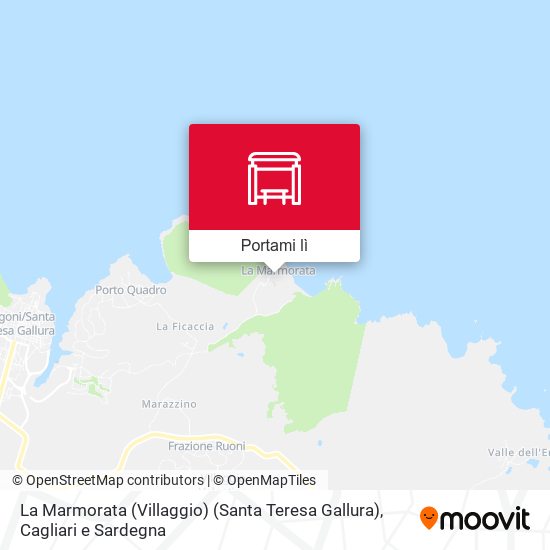 Mappa La Marmorata (Villaggio) (Santa Teresa Gallura)