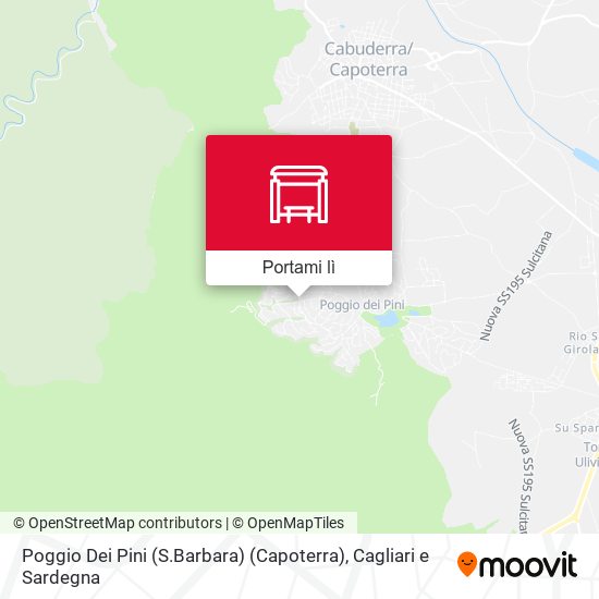 Mappa Poggio Dei Pini (S.Barbara) (Capoterra)