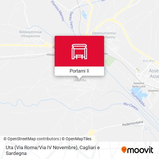 Mappa Uta (Via Roma/Via IV Novembre)