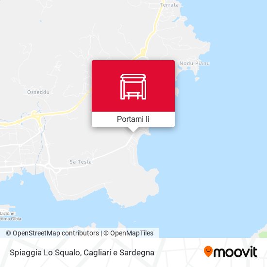 Mappa Spiaggia Lo Squalo