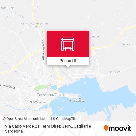 Mappa Via Capo Verde 2a Ferm Direz Geov.