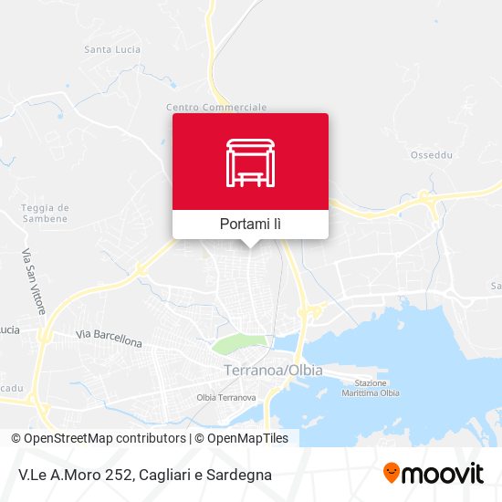 Mappa V.Le A.Moro 252