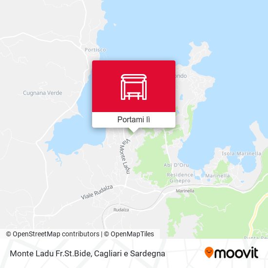 Mappa Monte Ladu Fr.St.Bide