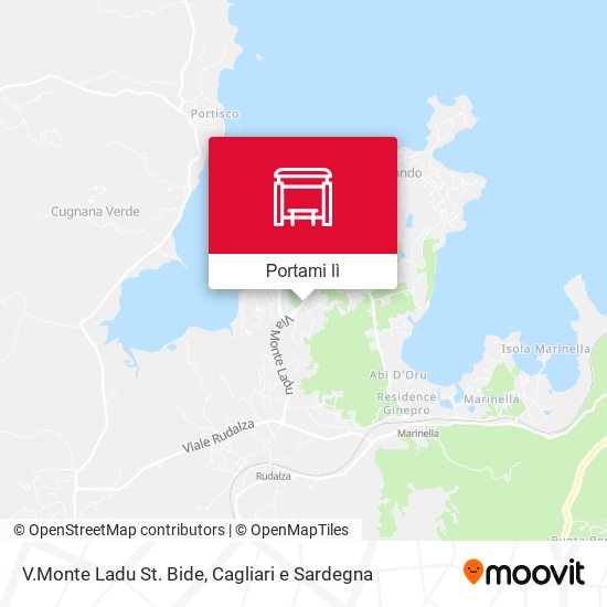Mappa V.Monte Ladu St. Bide