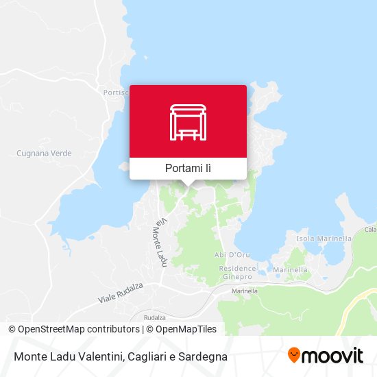 Mappa Monte Ladu Valentini