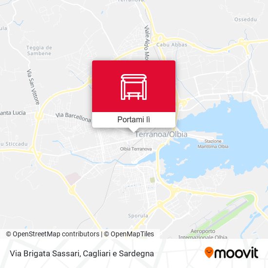 Mappa Via Brigata Sassari