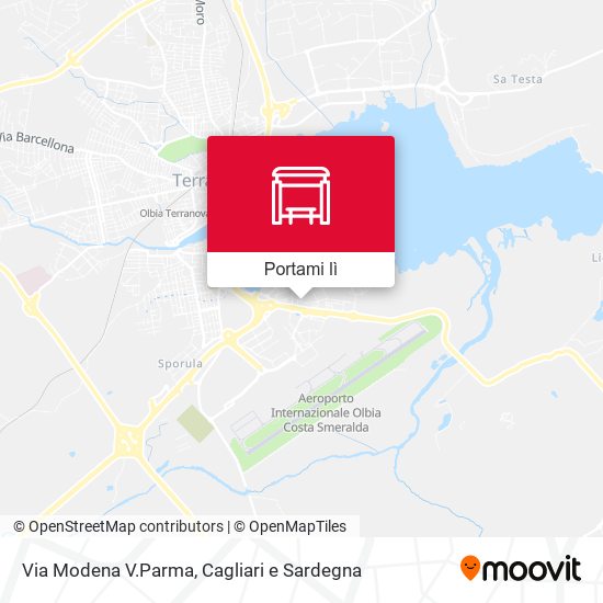 Mappa Via Modena V.Parma