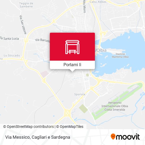 Mappa Via Messico