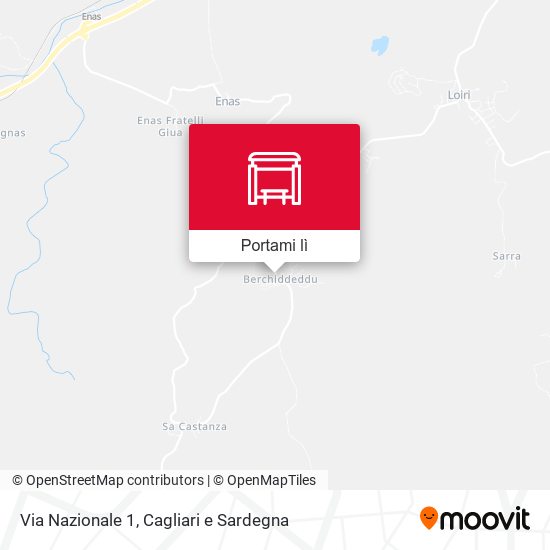 Mappa Via Nazionale 1