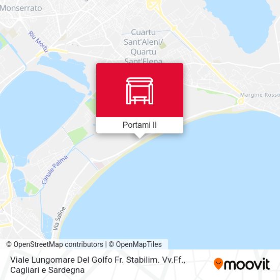 Mappa Viale Lungomare Del Golfo Fr. Stabilim. Vv.Ff.