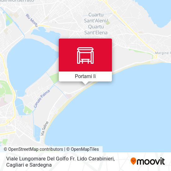 Mappa Viale Lungomare Del Golfo Fr. Lido Carabinieri
