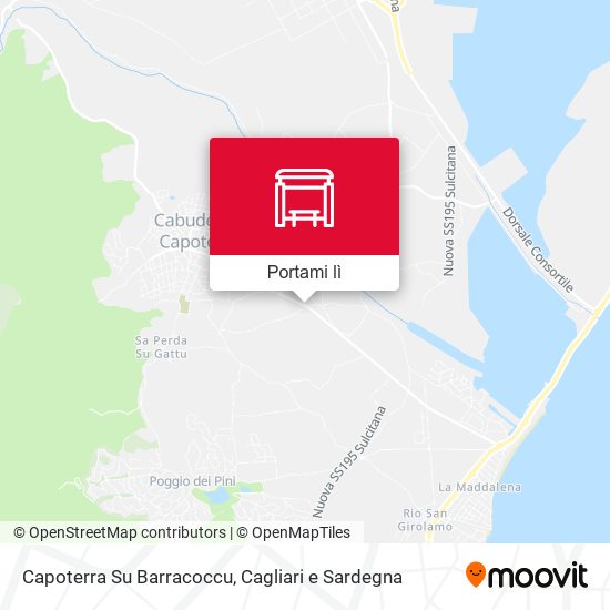 Mappa Capoterra Su Barracoccu