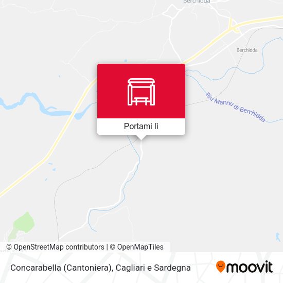 Mappa Concarabella (Cantoniera)