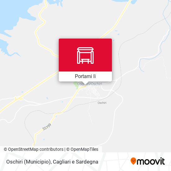 Mappa Oschiri (Municipio)