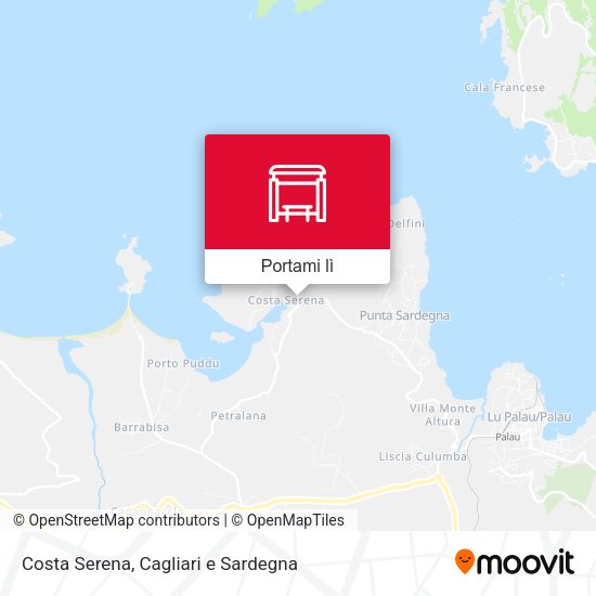 Mappa Costa Serena
