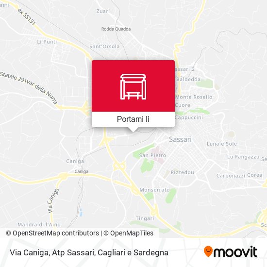 Mappa Via Caniga, Atp Sassari