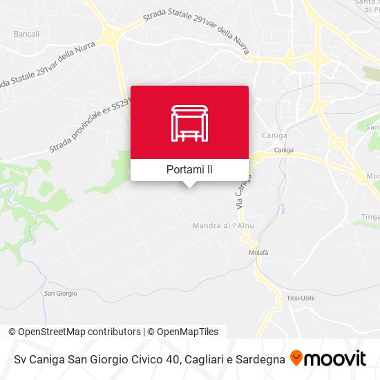 Mappa Sv Caniga San Giorgio Civico 40