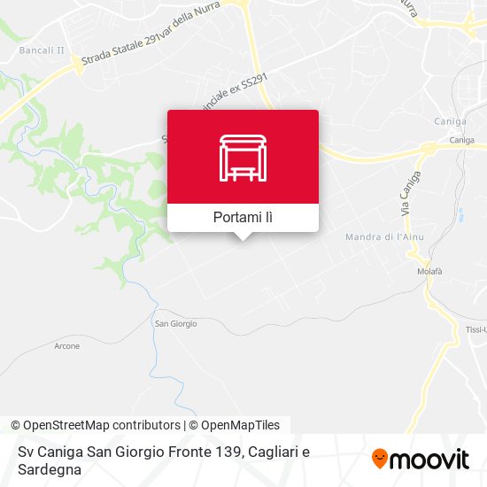 Mappa Sv Caniga San Giorgio Fronte 139