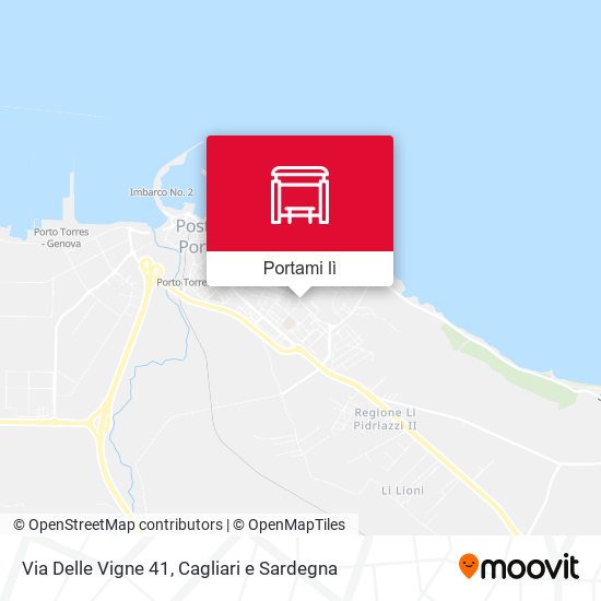 Mappa Via Delle Vigne 41