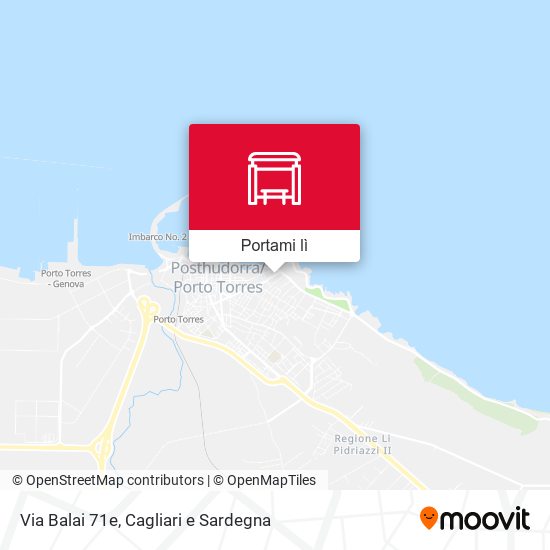 Mappa Via Balai 71e