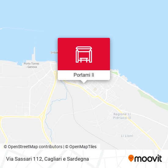 Mappa Via Sassari 112