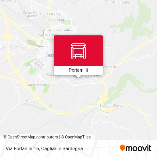 Mappa Via Forlanini 16
