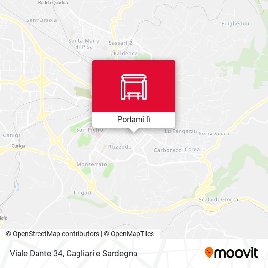 Mappa Viale Dante 34