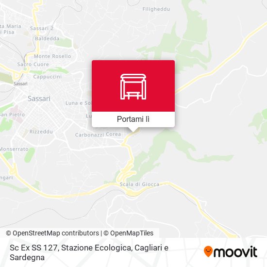 Mappa Sc Ex SS 127, Stazione Ecologica