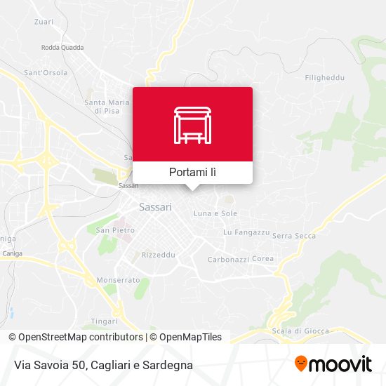 Mappa Via Savoia 50