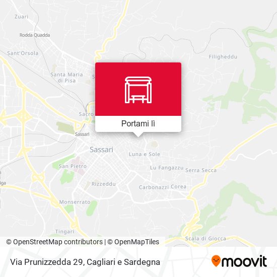 Mappa Via Prunizzedda 29