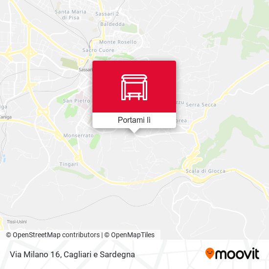 Mappa Via Milano 16