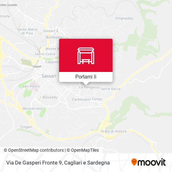 Mappa Via De Gasperi Fronte 9