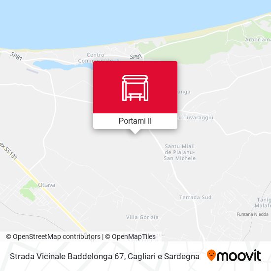 Mappa Strada Vicinale Baddelonga 67