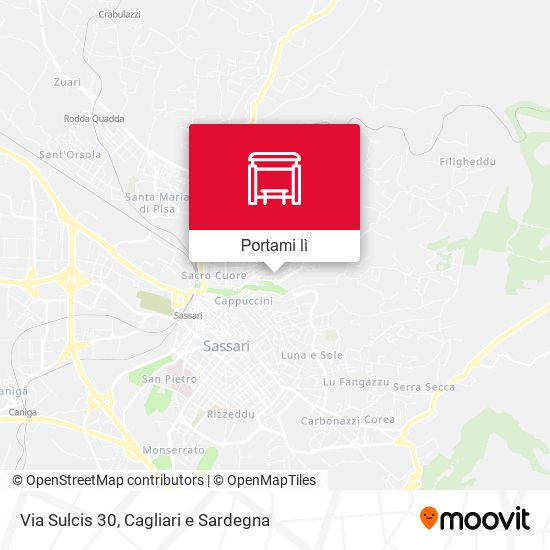 Mappa Via Sulcis 30