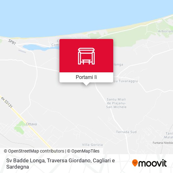 Mappa Sv Badde Longa, Traversa Giordano